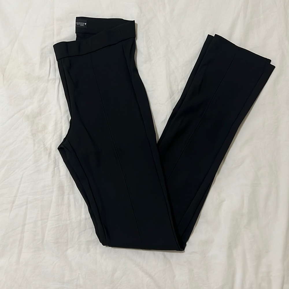 Black Zara dress pants, stretchy, flattering material